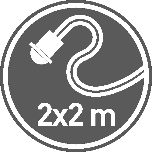 Дължина на кабела със сензор [m]: 2x2
